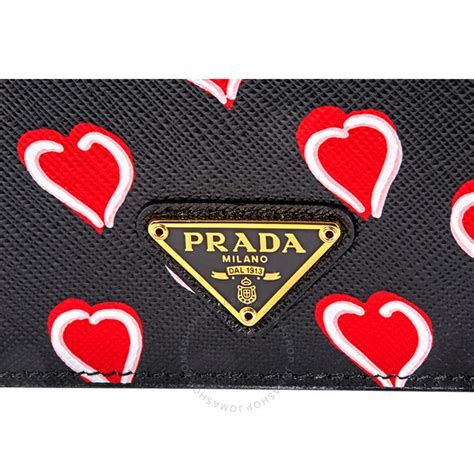 prada 1dh044|Prada Heart Print Saffiano Leather Mini.